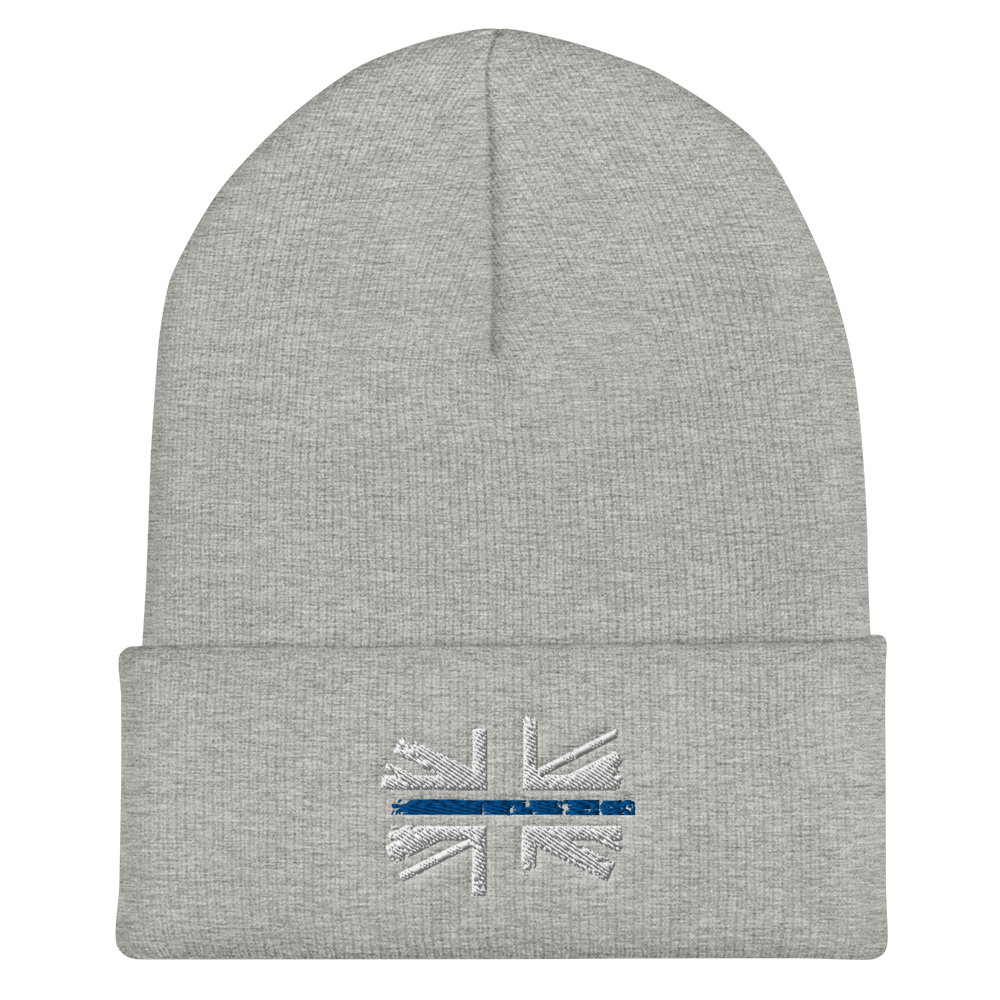 thin blue line beanie hat