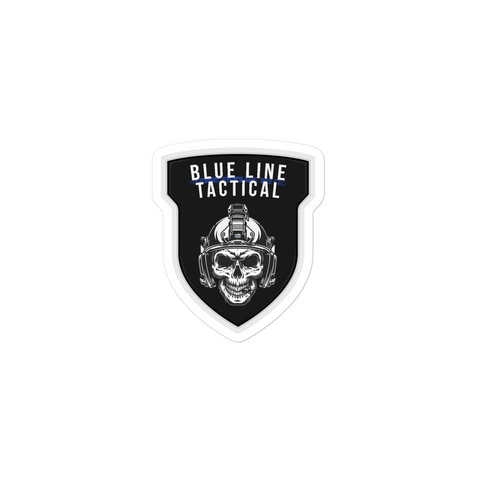 Blue Line Tactical Shield Sticker